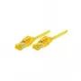 Tecline Premium - Pataisos kabelis - RJ-45 (M) į RJ-45 (M) - 50 cm - SFTP, PiMF - Cat.7 žaliava (kabelis) / CAT 6a (lizdai) - Ekranuotas, halogenų neturintis, su apsauginiu gaubteliu - Geltona (70700Y)