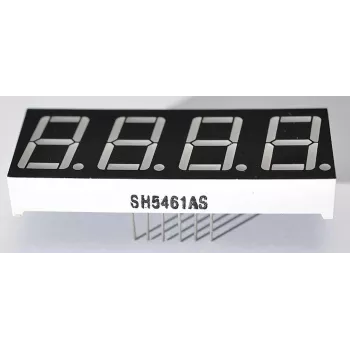 ALLNET ALL_4duino_4Dig_7SEG – 4 skaitmenų 7 segmentų LED indikatorius, 41 mm, juodas