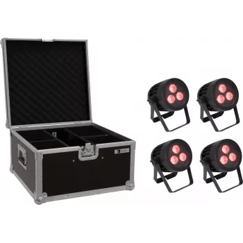 LED PAR šviestuvų rinkinys EUROLITE 20000845 — 4×9W, IP apsauga