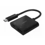 Belkin USB-C į HDMI jungties adapteris su įkrova, 60 W PD, juodas, AVC002BTBK