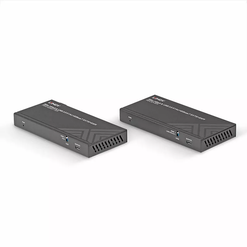 Lindy 150 m Cat.6 HDMI 4K60, USB 2.0 ir IR HDBaseT KVM prailgintuvas