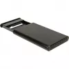 Išorinis HDD dėklas Inter-Tech 88884122 Juodas 2.5 colio