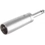 Adapteris XLR į 6,3 mm mono ShiverPeaks BS55030, moteriškas XLR į 6,3 mm TS