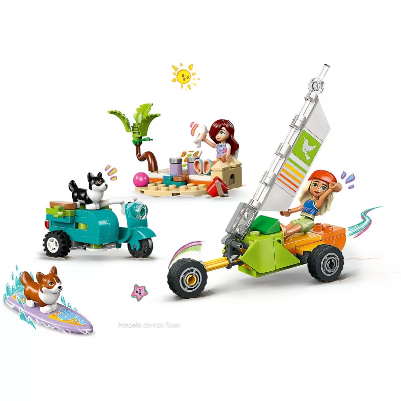 LEGO FRIENDS 42641 Šuniukų banglenčių ir paspirtuko nuotykiai