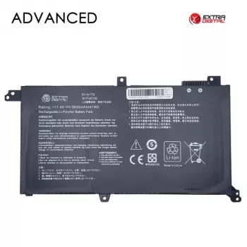 Baterija nešiojamam kompiuteriui Extra Digital NB431779, ASUS B31N1732, 3600 mAh, 11.4 V, 41 Wh