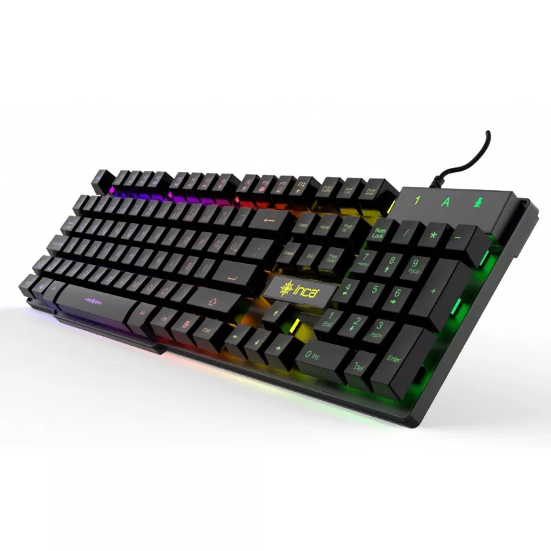 Incase Gaming Keyboard IKG-446 Regenbogen, RGB, dt. išdėstymas mažmeninė