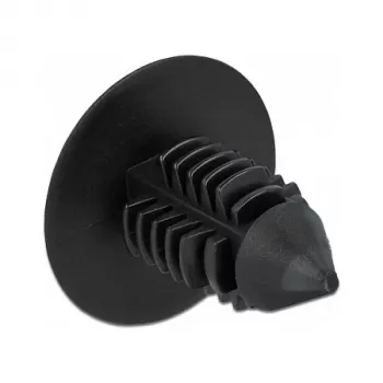DeLOCK 60187 Kalėdinė eglutė spaustukas juodas nailonas 15 mm 14,5 mm 10 vnt.