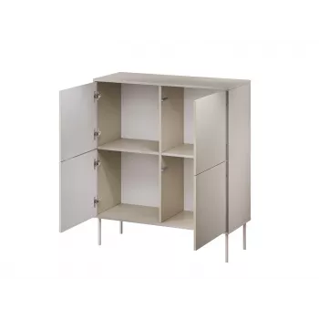4D komoda TRESSE 100x40x110 kašmyro matinis