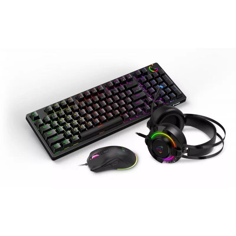 Žaidimų rinkinys Yenkee YGS 03 ECLIPSE 3-in-1 (klaviatūra, pelė, ausinės)