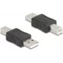 DeLOCK 67198 Jungties keitiklis USB Type-A į USB Type-B Juodas