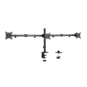 Monitorinis laikiklis SBOX LCD-352/3-2 3 rankomis, 13–27 colių ekranams, iki 9 kg per ranką, VESA 100x100