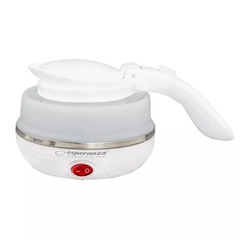Elektrinis virdulys ESPERANZA EKK023 — 0,5 L, 750 W, baltas, silikonas & plastikas