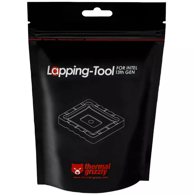 Lapping Tool 13th ir 14th kartos Intel CPU, šlifavimo / poliravimo priedas (permatomas)
