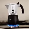 Bialetti Brikka Moka puodas 0.1 L Juodas, Nerūdijantis plienas