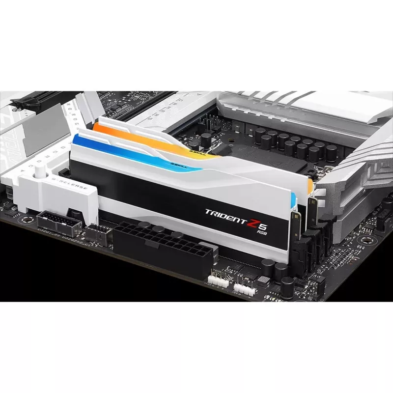 DIMM 32 GB DDR5-7200 (2x 16 GB) Dual-Kit, Arbeitsspeicher weiß, F5-7200J3445G16GX2-TZ5RW, Ripjaws M5 RGB, INTEL XMP