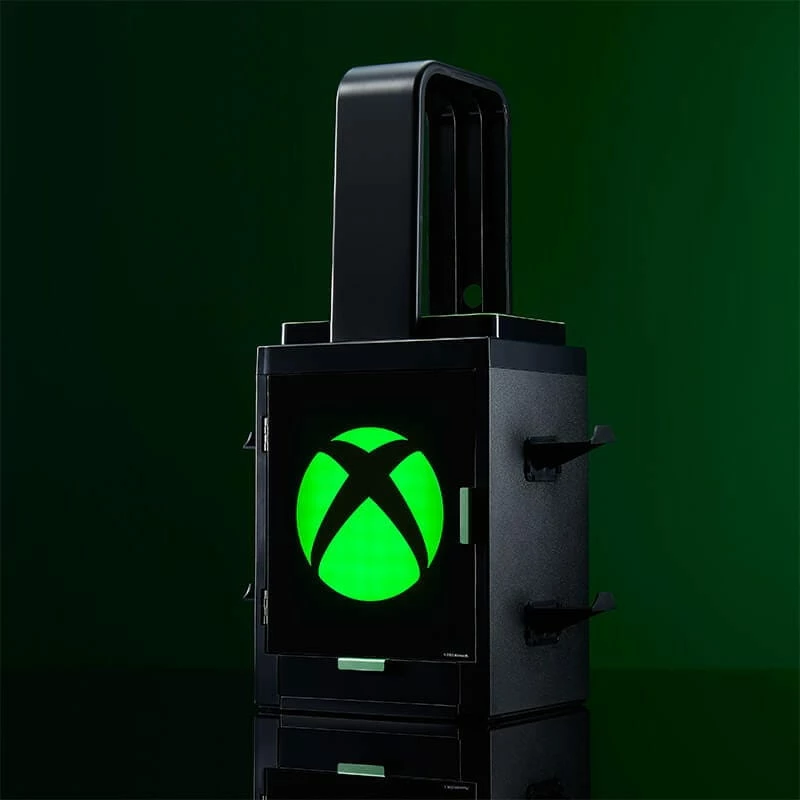 Numskull Games Oficialus Xbox žaidimų dėklas, diskelių laikiklis žaidimams, Xbox, juoda, laidinis