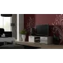Cama TV stovas SOHO 140 sonomos ąžuolas/baltas blizgus