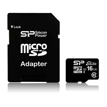 Silicon Power Elite 16 GB MicroSDHC Class 10 UHS-I atminties kortelė
