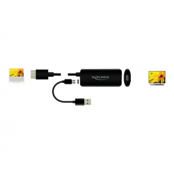 Adapteris HDMI-A (vyriškas) į USB Type-C (moterišką) DeLOCK 63251