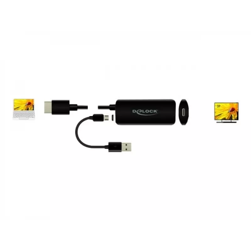 Adapteris HDMI-A (vyriškas) į USB Type-C (moterišką) DeLOCK 63251