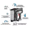 Segiklis-vinys 2-in-1 GRAPHITE 58G081, 18 V, darbinis gylis 270 mm, svoris 2,64 kg