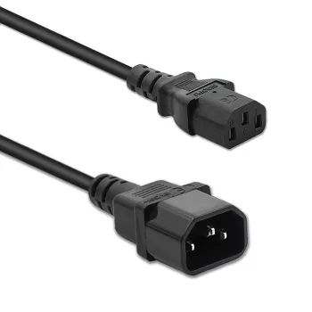Prailginimo kabelis QOLTEC 50459 IEC C13–C14 1,5 m