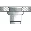 Įsriegiamoji veržlė GESIPA Al M4x6x11 0 Standard KS 0 25-3 0mm, pakuotė 500 vnt.