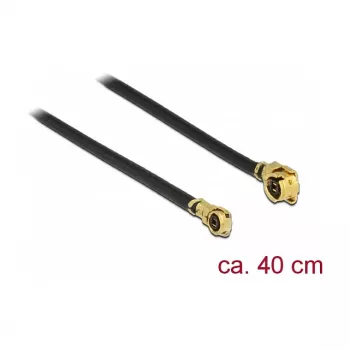 Koaksialinis kabelis DeLOCK 89650 0,4 m MHF I-PEX – MHF IV HSC MXHP32