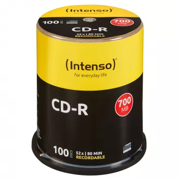CD-R Intenso 700MB 52x 100 vnt.