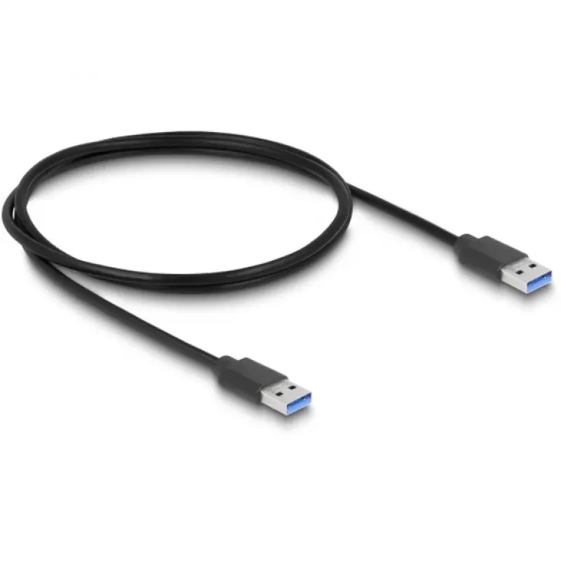 DeLOCK 64284 USB 3.2 Gen 2 šakotuvas (USB Type-A, 4 prievadai, 5000 Mbit/s, juodas)