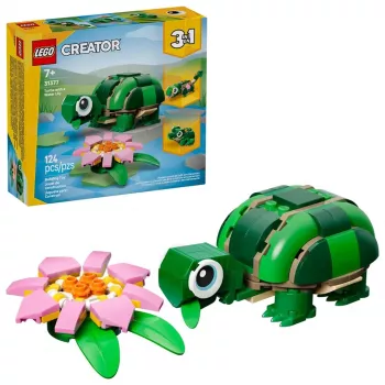 LEGO CREATOR 3 IN 1 31377 Vėžlys su vandens lelijos žiedu