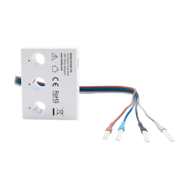 WiFi energijos matuoklis Shelly 3EM-63W Gen3 — 3 kanalų laidinis galios matuoklis