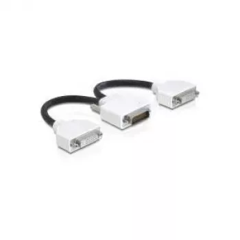 Vaizdo kabelio adapteris DeLOCK 65281 DMS-59 → 2 x DVI 24+5, 0,2 m, juodas