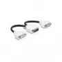 Vaizdo kabelio adapteris DeLOCK 65281 DMS-59 → 2 x DVI 24+5, 0,2 m, juodas