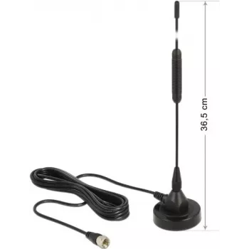 Omni-kryptinė antena DeLOCK 12412 DAB+ radijui