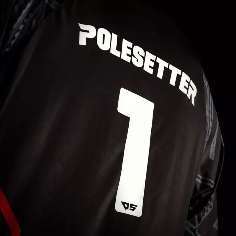 Polesetter ONE Simracing Marškinėliai Raudoni - L