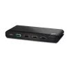 Belkin 4P Sngl Head DP/HDMI į DP/HDMI vaizdo saugus stalinis KVM jungiklis PP4.0 (F1DN104KVM-UN-4)