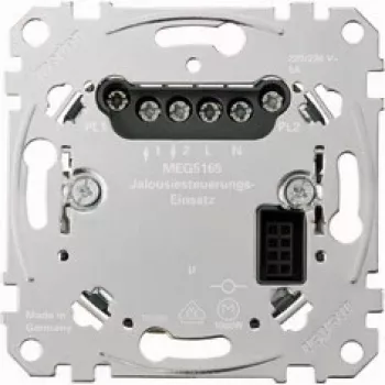Žaliuzių valdiklis Merten MEG5165-0000, metalinis, 220–230 V AC, 50–60 Hz, maks. 1000 W
