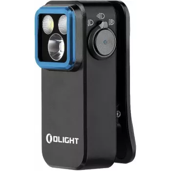 LED segtukinis žibintuvėlis Olight OCLIP PRO (12894), 3 šviesos šaltiniai, juodas, daugiafunkcinis