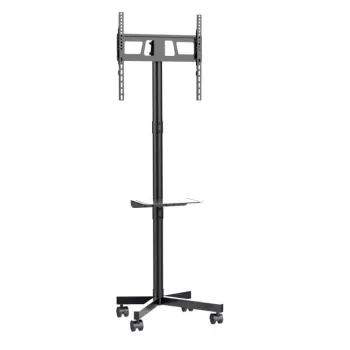 Gembird TV grindinis stovas su ratukais (pakreipiamas) 32–55 col., VESA 100x100–400x400, maks. apkrova 30 kg, juodas