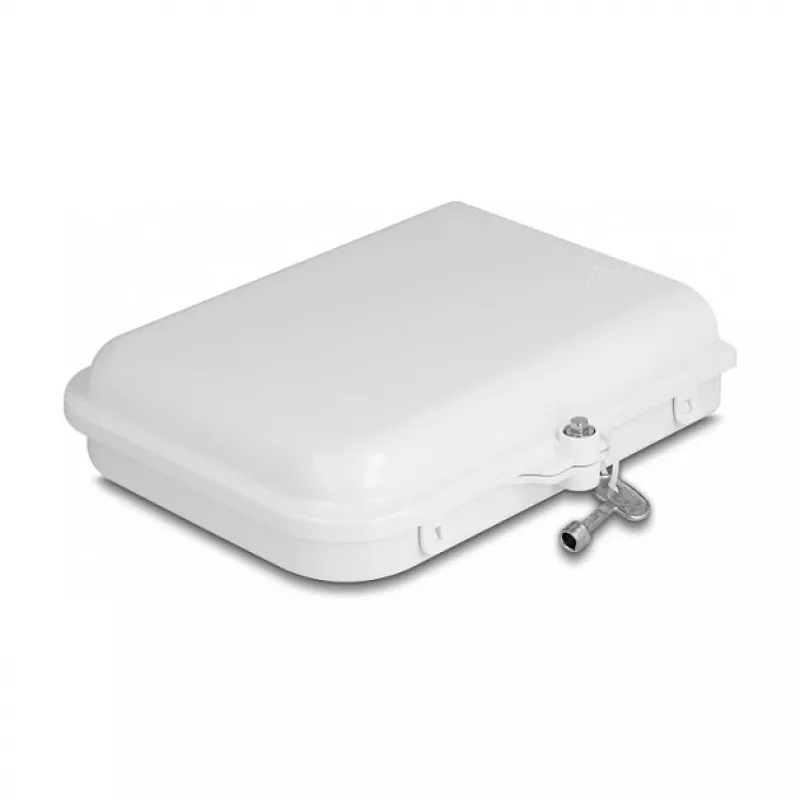 DeLOCK 8 prievadų optinė skirstomoji dėžė, IP65, balta