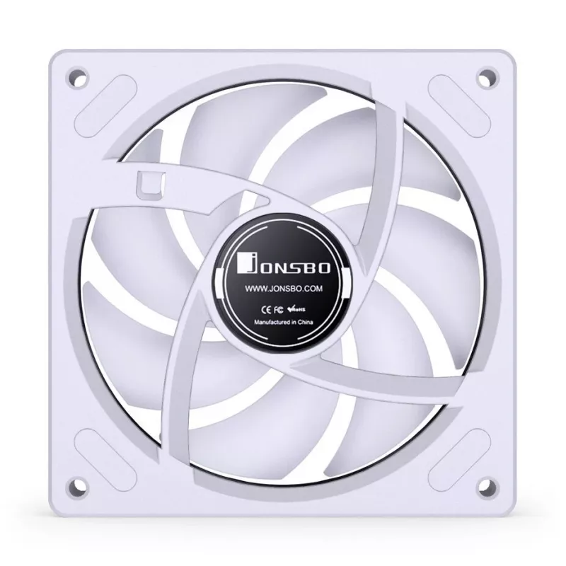 Ventiliatorius Jonsbo ZB-120 Reverse Blade PWM ARGB 120mm Baltas