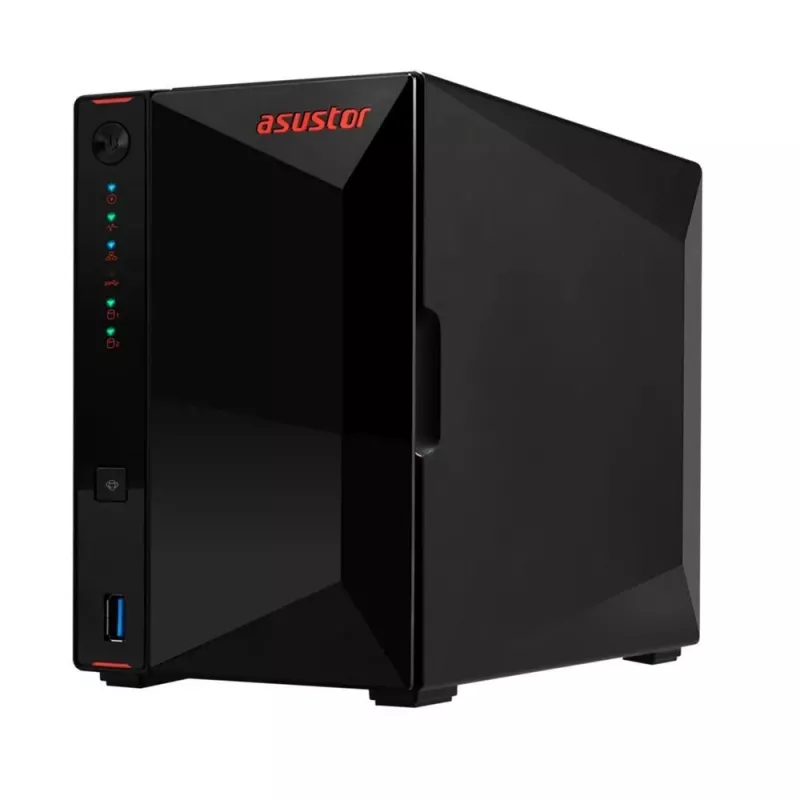 Asustor AS5402T NAS / saugojimo serveris Intel® Celeron® N5105 4 GB DDR4 0 TB ADM juoda