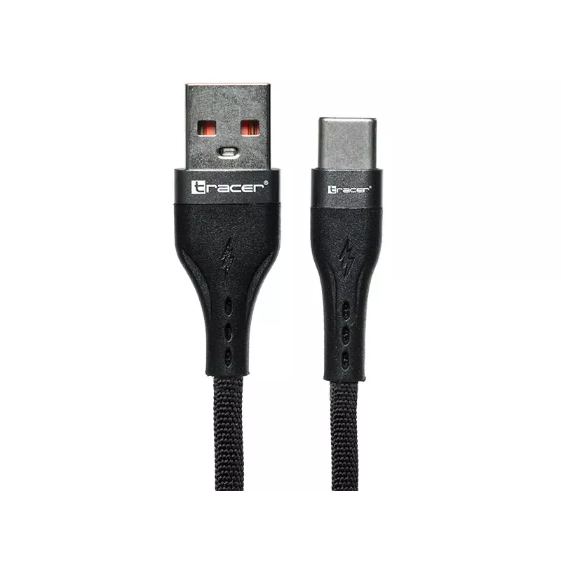 Tracer 47486 USB A – Lightning laidas 1 m raudonas