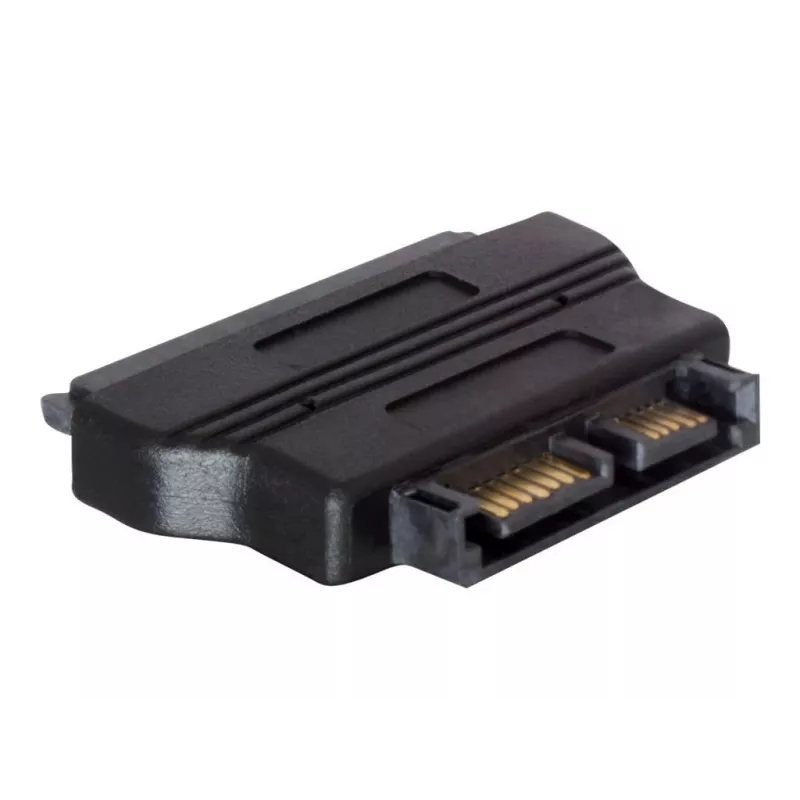 Adapter SATA SATA 22 kontaktų FM SATA 13 kontaktų M Juodas DeLOCK