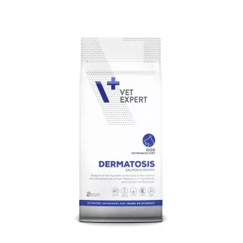 VET EXPERT Veterinary Diet Dermatosis Dog Salmon & Potato - sausi šunų ėdalai - 2 kg