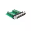 Jungties adapteris DeLOCK 65320 Sub-D 37 juoda žalia sidabrinė