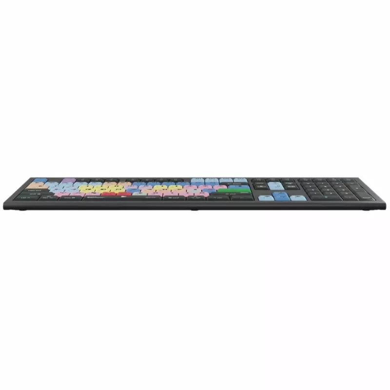Logickeyboard Avid Media Composer Astra 2 klaviatūra, universali USB, QWERTY vokiškas išdėstymas, pilka