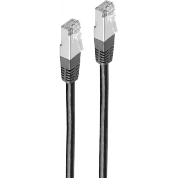 Tinklo kabelis ShiverPeaks BS75111-0.25S Juodas 0,25 m