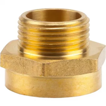 Gardena 7264-20 - Srieginė nipelė - Auksinė - 26,5 mm (G 3/4) išorinis sriegis - 33,3 mm (G 1) vidinis sriegis (7264)